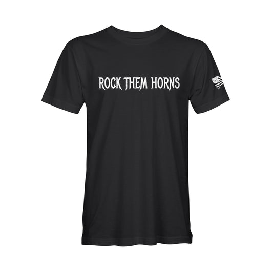 Rock them Horns black t-shirt